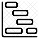 Diagrama De Gantt Del Flujo De Trabajo Icon