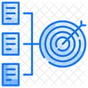 Diagrama de metas  Ícone