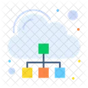 Diagrama de nubes  Icono