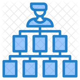 Diagrama de organizacion  Icono