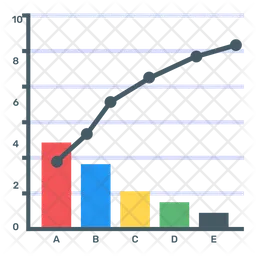 Diagrama de pareto  Icono