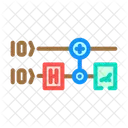 Diagrama de portas  Ícone