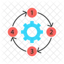 Diagrama de proceso  Icono