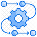 Diagrama de processo  Ícone