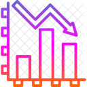 Diagrama De Declive Grafico Declive Icon