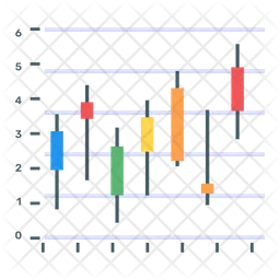 Diagrama de velas  Icono