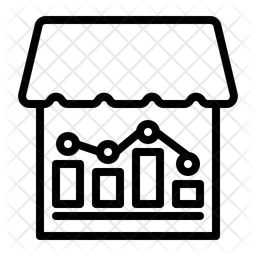 Diagrama de ventas de la tienda  Icono