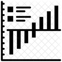 Gráfico de gantt  Icono