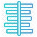 Gráfico de gantt  Icono