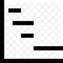 Diagrama De Gantt Grafico Tabla Icono