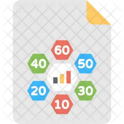 Diagrama hexagonal  Icono