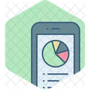 Diagrama Movil Datos Diagrama Icono