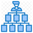 Diagrama de organização  Ícone