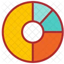 Diagrama De Torta Grafico Pei Analise Icon