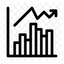Diagramm Trendlinie Datenanalyse Icon