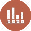 Balken Diagramm Vierzig Ícone