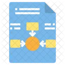 Dateicenter Diagramm Flussdiagramm Symbol