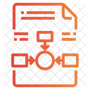 Dateicenter Diagramm Flussdiagramm Symbol