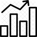 Aufsteigend Diagramm Graph Symbol