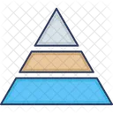 Diagramm Pyramide Graph Symbol