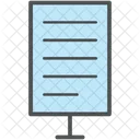 Diagramm Schwarzes Brett Bildung Symbol