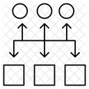 Verbindung Diagramm Graph Symbol