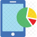 Diagramm Infografik Mobiles Diagramm Symbol