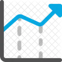 Diagramm nach oben  Symbol