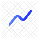 Diagramm nach oben  Symbol