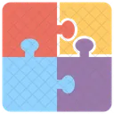 Grafico A Puzzle Grafico A Puzzle Grafica Aziendale Icon