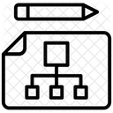 Diagramma Di Flusso Del Progetto Piano Di Progetto Diagramma Di Flusso Icon