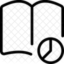 Offenes Buchdiagramm Symbol