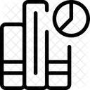 Diagrammbuch Kreisdiagramm Datenanalyse Symbol