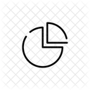 Diagramme Camembert Analyse Icône