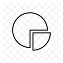 Diagramme Camembert Analyse Icône