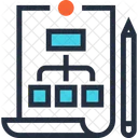 Diagramme Idee Gestion Icône