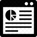 Diagramme En Ligne Graphique Icône