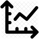 Diagramme Graphique Croissant Icône