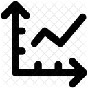 Diagramme Graphique Croissant Icône