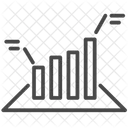 Diagramme à bandes  Icône