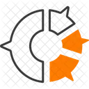 Diagramme circulaire  Icône