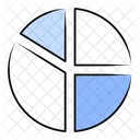 Diagramme circulaire  Icône