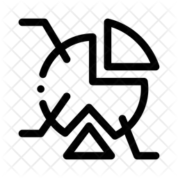 Diagramme circulaire  Icône