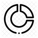 Diagramme circulaire  Icône