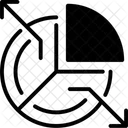 Diagramme circulaire  Icône