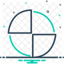 Diagramme circulaire  Icône