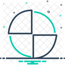 Diagramme circulaire  Icône