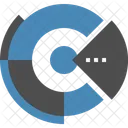 Diagramme circulaire  Icône