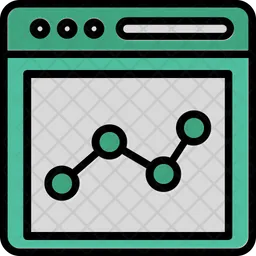 Diagramme analytique  Icône