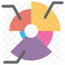 Diagramme Circulaire Diagramme Circulaire Diagramme Moderne Icône